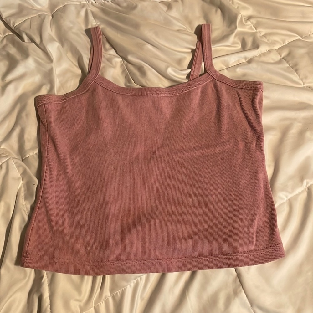 Pink Crop tank-top
